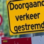 Doorgaand verkeer gestremd